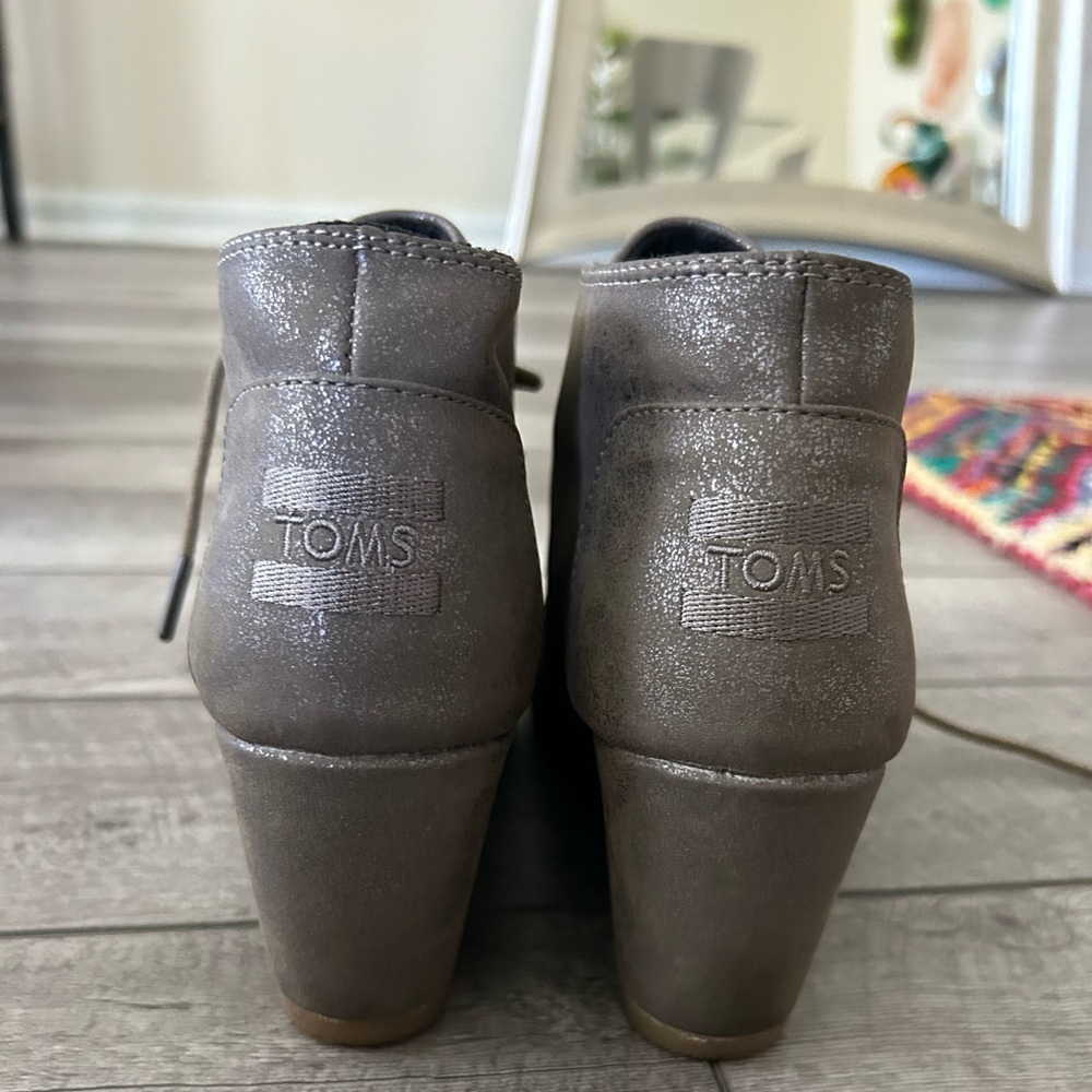 Like new Toms Wedge Booties. Worn 2x’s.